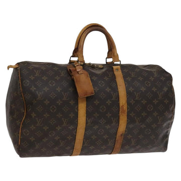 LOUIS VUITTON Monogram Keepall 50 Boston Bag M41426 LV Auth 113425