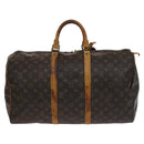 LOUIS VUITTON Monogram Keepall 50 Boston Bag M41426 LV Auth 113425-2