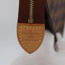 LOUIS VUITTON Damier Ebene Poche Toilette 26 Pouch N47543 LV Auth 113430-12