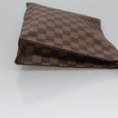 LOUIS VUITTON Damier Ebene Poche Toilette 26 Pouch N47543 LV Auth 113430-5