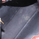 BURBERRY Nova Check Tote Bag PVC Leather Beige Auth 113447-11