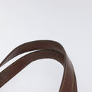 BURBERRY Nova Check Tote Bag PVC Leather Beige Auth 113447-8