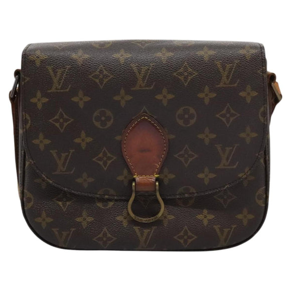 LOUIS VUITTON Monogram Saint Cloud GM Shoulder Bag M51242 LV Auth 113452