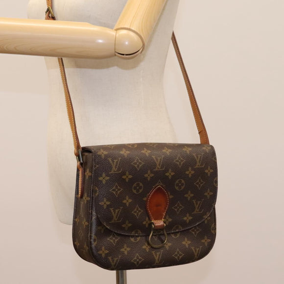 LOUIS VUITTON Monogram Saint Cloud GM Shoulder Bag M51242 LV Auth 113452