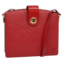 LOUIS VUITTON Epi Capuchin Shoulder Bag Red M52347 LV Auth 113458-1