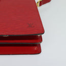 LOUIS VUITTON Epi Capuchin Shoulder Bag Red M52347 LV Auth 113458-9