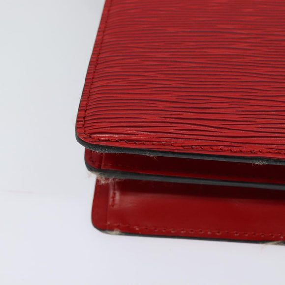 LOUIS VUITTON Epi Capuchin Shoulder Bag Red M52347 LV Auth 113458