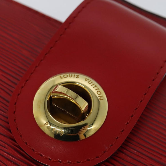 LOUIS VUITTON Epi Capuchin Shoulder Bag Red M52347 LV Auth 113458