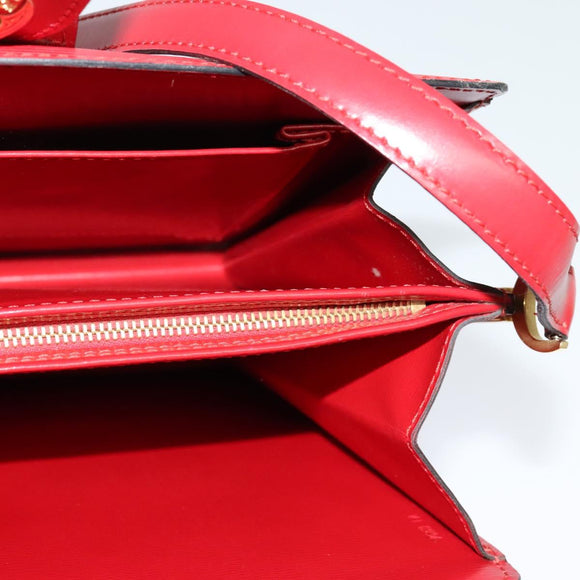 LOUIS VUITTON Epi Capuchin Shoulder Bag Red M52347 LV Auth 113458