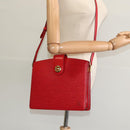 LOUIS VUITTON Epi Capuchin Shoulder Bag Red M52347 LV Auth 113458-23