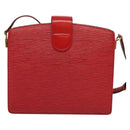 LOUIS VUITTON Epi Capuchin Shoulder Bag Red M52347 LV Auth 113458-2