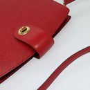 LOUIS VUITTON Epi Capuchin Shoulder Bag Red M52347 LV Auth 113458-6
