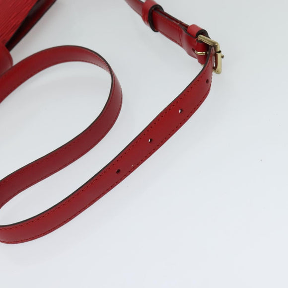 LOUIS VUITTON Epi Capuchin Shoulder Bag Red M52347 LV Auth 113458
