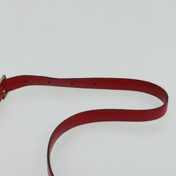 LOUIS VUITTON Epi Capuchin Shoulder Bag Red M52347 LV Auth 113458