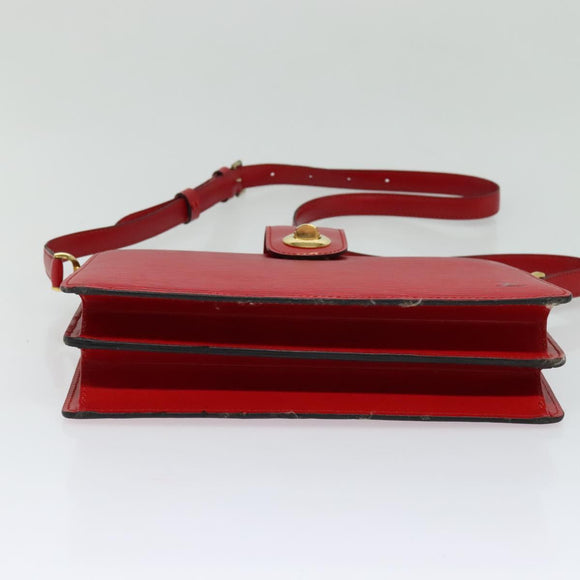 LOUIS VUITTON Epi Capuchin Shoulder Bag Red M52347 LV Auth 113458