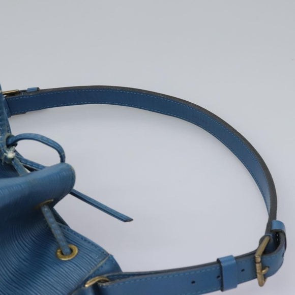 LOUIS VUITTON Epi Noe Shoulder Bag Toledo Blue M44005 LV Auth 113460