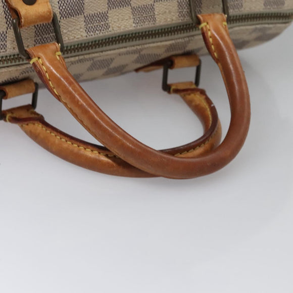 LOUIS VUITTON Damier Azur Speedy 30 Hand Bag N41533 LV Auth 113463