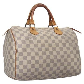 LOUIS VUITTON Damier Azur Speedy 30 Hand Bag N41533 LV Auth 113463