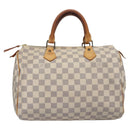 LOUIS VUITTON Damier Azur Speedy 30 Hand Bag N41533 LV Auth 113463-2