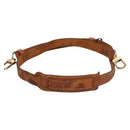 LOUIS VUITTON Adjustable Shoulder Strap Leather 35.8""-43.3"" Beige Auth 113464-2