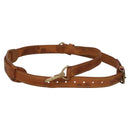 LOUIS VUITTON Adjustable Shoulder Strap Leather 35.8""-43.3"" Beige Auth 113464-3