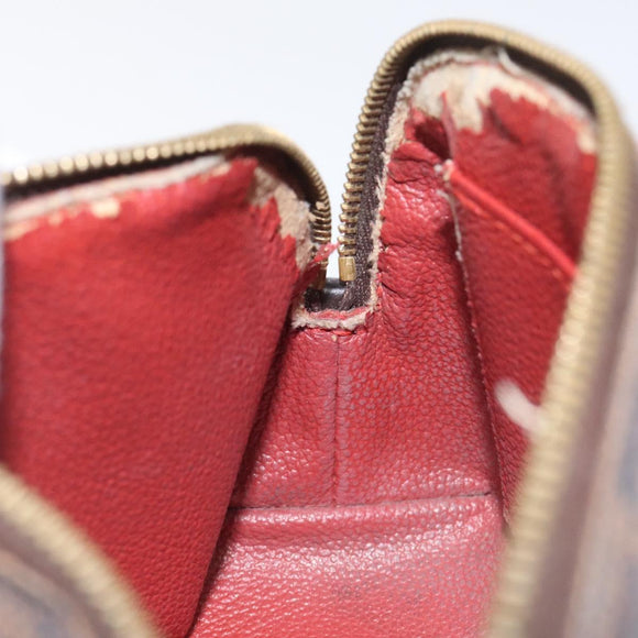 LOUIS VUITTON Damier Ebene Pochette Cosmetic PM Pouch N47516 LV Auth 113477