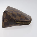 LOUIS VUITTON Damier Ebene Pochette Cosmetic PM Pouch N47516 LV Auth 113477-3