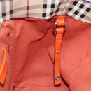 BURBERRY Nova Check Tote Bag PVC Beige Auth 113501-18