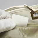 GUCCI GG Canvas Tote Bag Light Blue Gold 002 1099 Auth 113505-12