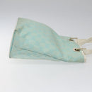 GUCCI GG Canvas Tote Bag Light Blue Gold 002 1099 Auth 113505-3