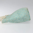 GUCCI GG Canvas Tote Bag Light Blue Gold 002 1099 Auth 113505-4