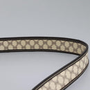 CELINE Macadam Canvas Shoulder Bag PVC Leather White Auth 113508-9