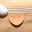 CELINE Macadam Canvas Shoulder Bag PVC Brown Gold Auth 113509-16