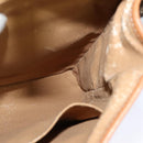 CELINE Macadam Canvas Shoulder Bag PVC Brown Gold Auth 113509-18