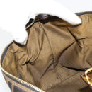 FENDI Zucca Canvas Hand Bag Brown Black Auth 113512-22