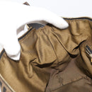 FENDI Zucca Canvas Hand Bag Brown Black Auth 113512-23