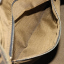 FENDI Zucca Canvas Hand Bag Brown Black Auth 113512-25