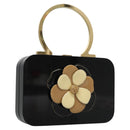 Salvatore Ferragamo Hand Bag plastic Black Auth 113518S-1