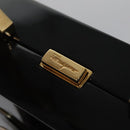 Salvatore Ferragamo Hand Bag plastic Black Auth 113518S-10