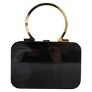Salvatore Ferragamo Hand Bag plastic Black Auth 113518S-2