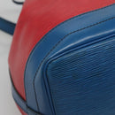 LOUIS VUITTON Epi Noe Shoulder Bag Bicolor Red Blue M44084 LV Auth 113532-15