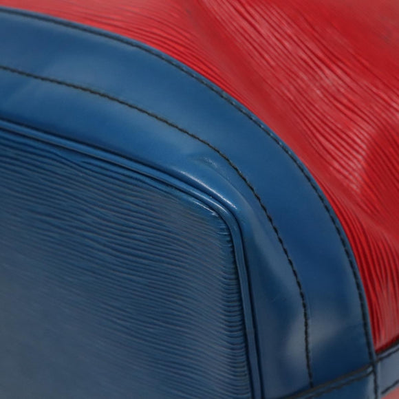 LOUIS VUITTON Epi Noe Shoulder Bag Bicolor Red Blue M44084 LV Auth 113532