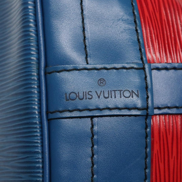 LOUIS VUITTON Epi Noe Shoulder Bag Bicolor Red Blue M44084 LV Auth 113532