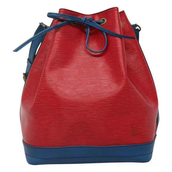 LOUIS VUITTON Epi Noe Shoulder Bag Bicolor Red Blue M44084 LV Auth 113532