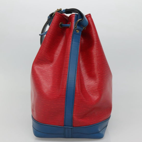 LOUIS VUITTON Epi Noe Shoulder Bag Bicolor Red Blue M44084 LV Auth 113532