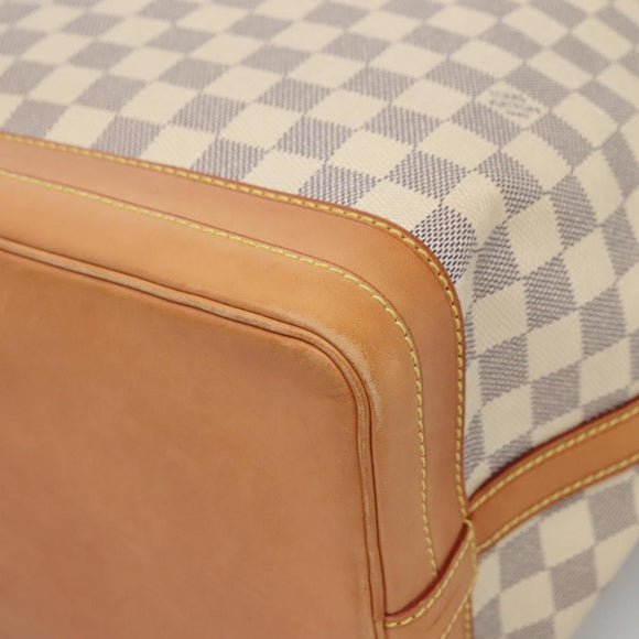 LOUIS VUITTON Damier Azur Noe Shoulder Bag N42222 LV Auth 113547