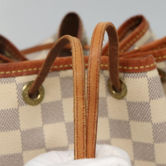 LOUIS VUITTON Damier Azur Noe Shoulder Bag N42222 LV Auth 113547