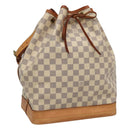 LOUIS VUITTON Damier Azur Noe Shoulder Bag N42222 LV Auth 113547-1