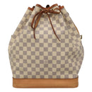 LOUIS VUITTON Damier Azur Noe Shoulder Bag N42222 LV Auth 113547-13