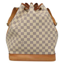 LOUIS VUITTON Damier Azur Noe Shoulder Bag N42222 LV Auth 113547-2